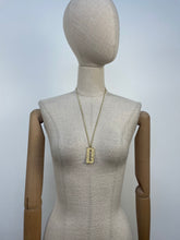 Load image into Gallery viewer, Gold Bark Initial Pendant
