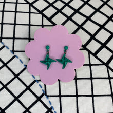 Load image into Gallery viewer, Enamel Windmill Drop Earrings
