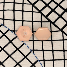 Load image into Gallery viewer, 1960s Nylon Hexagon Earrings
