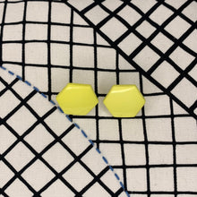 Load image into Gallery viewer, 1960s Nylon Hexagon Earrings
