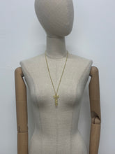 Load image into Gallery viewer, Gold Bark Initial Pendant
