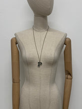 Load image into Gallery viewer, Silver Bark Initial Pendant
