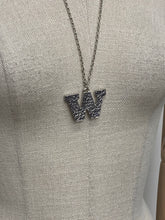 Load image into Gallery viewer, Silver Bark Initial Pendant
