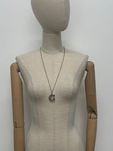 Load image into Gallery viewer, Silver Bark Initial Pendant
