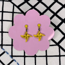 Load image into Gallery viewer, Enamel Windmill Drop Earrings
