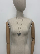 Load image into Gallery viewer, Silver Bark Initial Pendant
