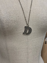 Load image into Gallery viewer, Silver Bark Initial Pendant
