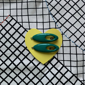 Ellipse Barrette Hair Clips