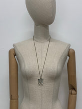 Load image into Gallery viewer, Silver Bark Initial Pendant
